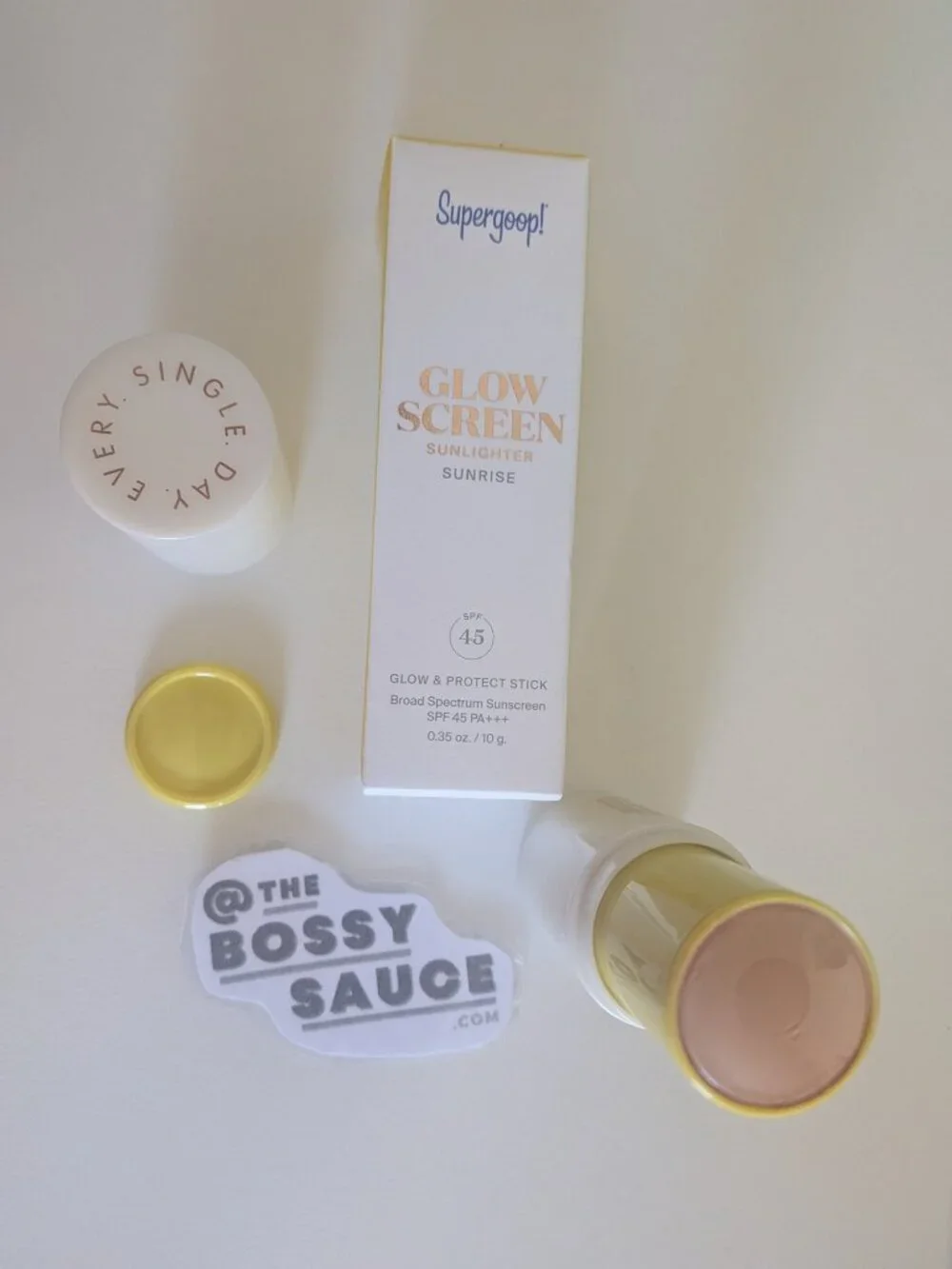 Supergoop! Glowscreen Sunlighter Glow & Protect Stick SPF 45 Sunrise (EXP 12/26)